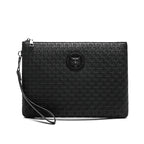 Pochette homme tigre en cuir Noir / 18cm x 23cm x 3cm-Noir / 15cm x 23cm x 3cm-ShopGET® 