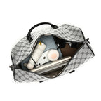 Sac weekend homme tendance Marron-Noir-ShopGET® 