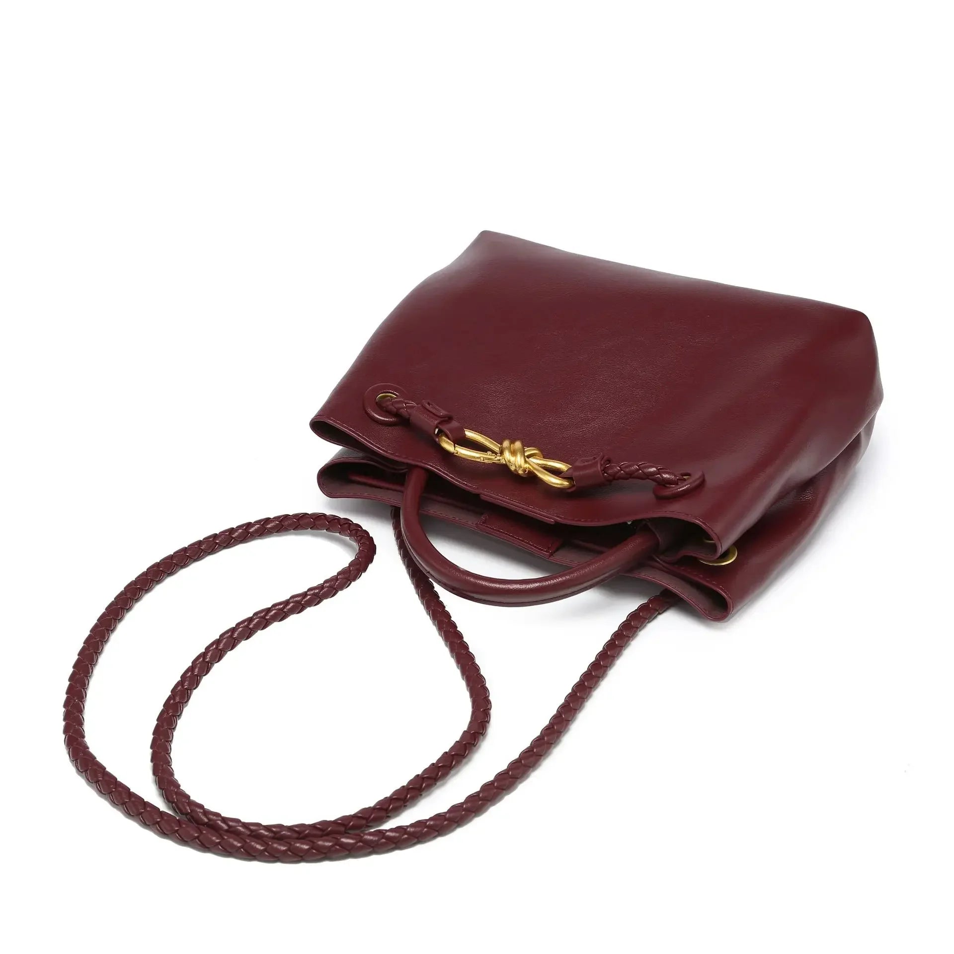 Sac cabas noir à forme simple 29*10 * 18cm / Blanc-29*10 * 18cm / Argenté-29*10 * 18cm / Café-29*10 * 18cm / Noir-29*10 * 18cm / Doré-29*10 * 18cm / Rouge-ShopGET® 