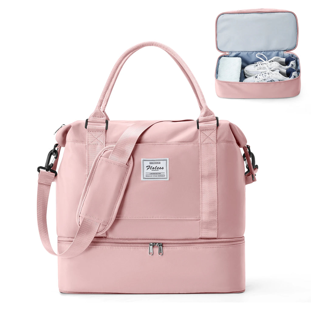 Sac weekend homme élite Pourpre-Bleu-Rose-Noir-Vert-Gris-Noir marron-Beige marron-ShopGET® 