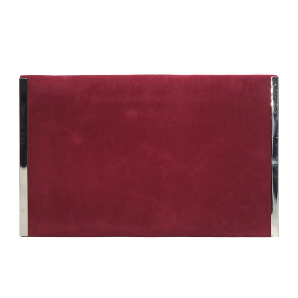 Pochette femme tissu élégant Vin-Rouge-Pourpre-Marron-ShopGET® 