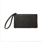 Pochette femme cuir noir Noir / 20cmx1cmx11cm-ShopGET® 