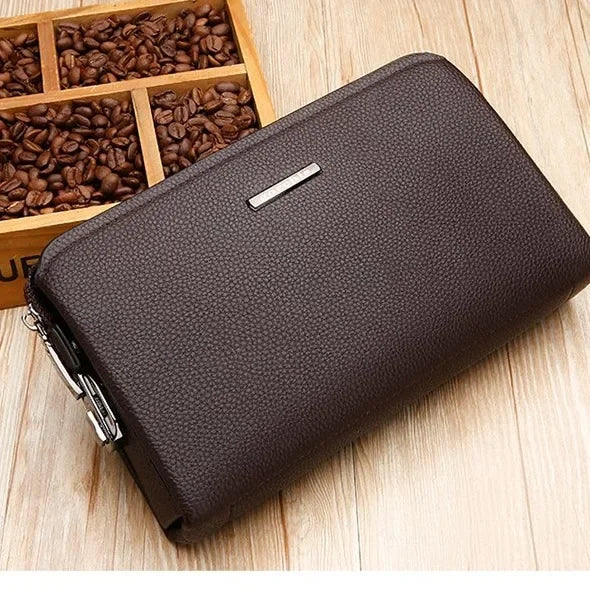 Pochette homme tendance Marron / 23cm x 14cm x 5.5cm-Noir / 23cm x 14cm x 5.5cm-ShopGET® 