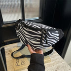 Sac banane léopard à bandoulière solide