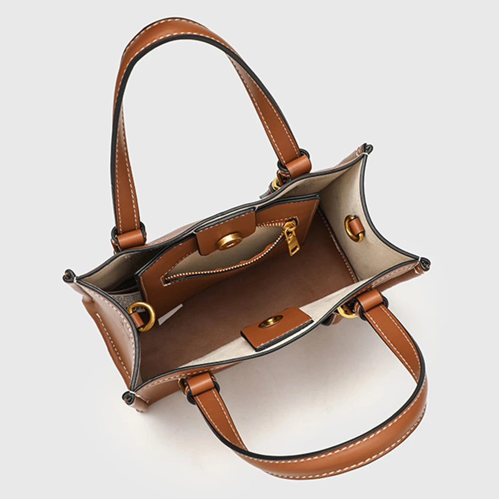 Grand sac cabas en cuir noir Noir / OFFERTE-Beige / OFFERTE-Marron / OFFERTE-ShopGET® 