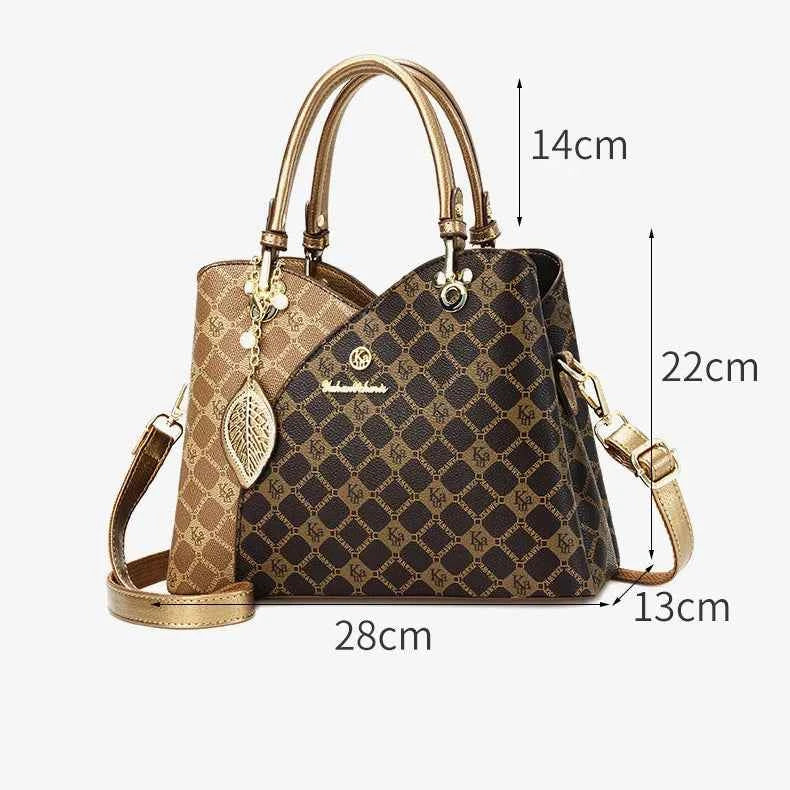 Sac cabas femme bandoulière Burgundy-Champagne-ShopGET® 