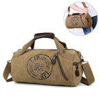 Sac polochon voyage courte séjour Marron-Kaki-Noir-Bleu-Vert-ShopGET® 