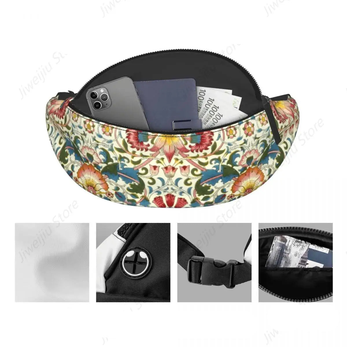 Sac banane fleuri pour femme - ShopGET®