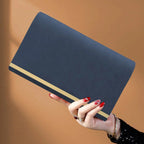 Portefeuille pochette femme de luxe Bleu-Apricot-Lotus-ShopGET® 