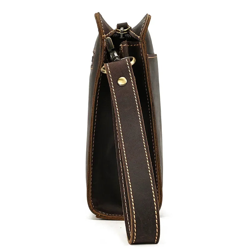 Pochette homme Emile Vintage Marron A-Marron B-ShopGET® 