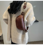 Sac banane en cuir artificiel femme