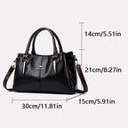 Sac cabas noir souple kangourou Marron-Burgundy-Noir-Bleu-Gris-Vert-Bleu SB-Noir SB-Bleu SB1-ShopGET® 