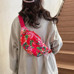 Sac banane fleurs pour homme / f