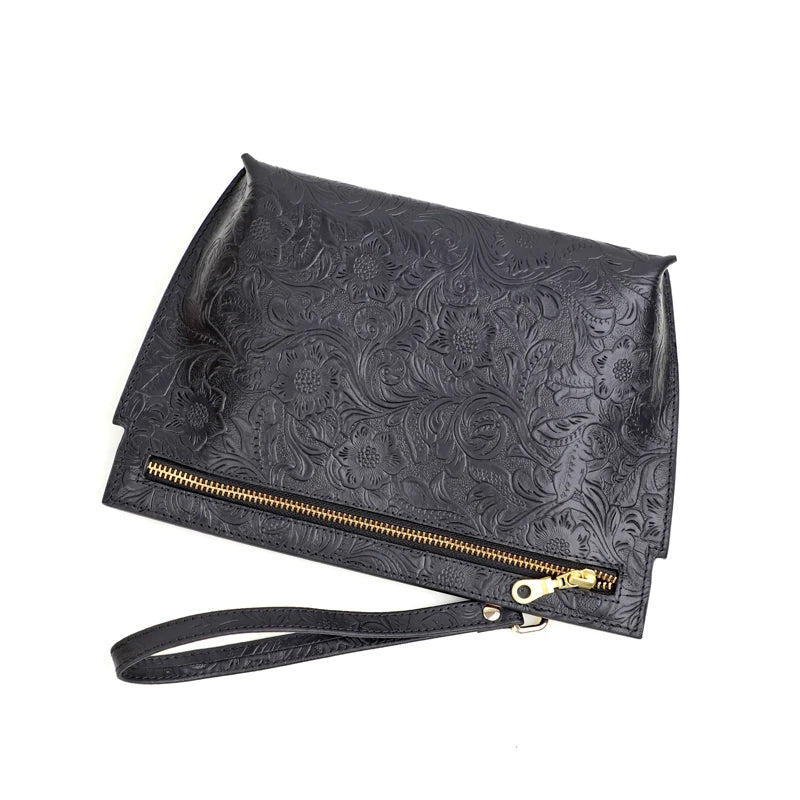 Pochette homme voyage de luxe Noir-Marron-Bleu A-Bleu B-Bleu C-ShopGET® 