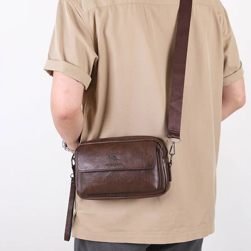 Trousse de toilette homme noir cuir - ShopGET®