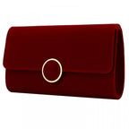 Pochette femme Bordeau Noir / 23 cm x 13 cm-Rouge / 23 cm x 13 cm-ShopGET® 