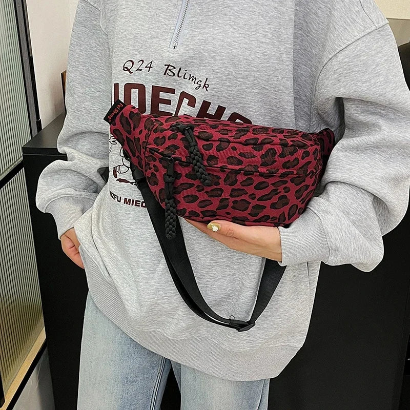 Sac banane léopard de luxe unique