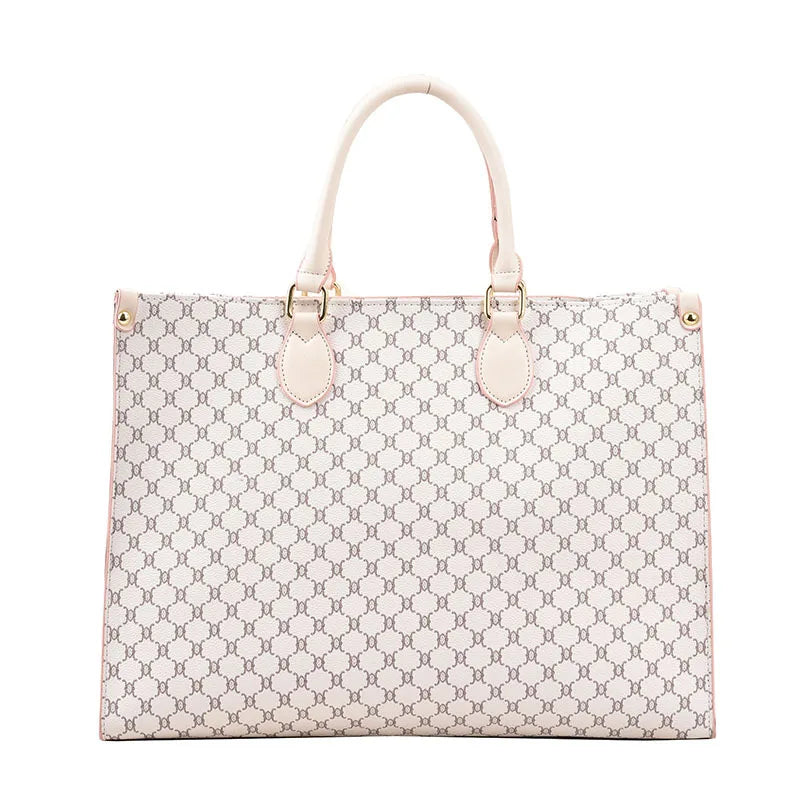 Sac cabas femme mignon luxury Beige-Pourpre-Rose-Bleu-Blanc-Gris-Café-Café B-Marron-ShopGET® 