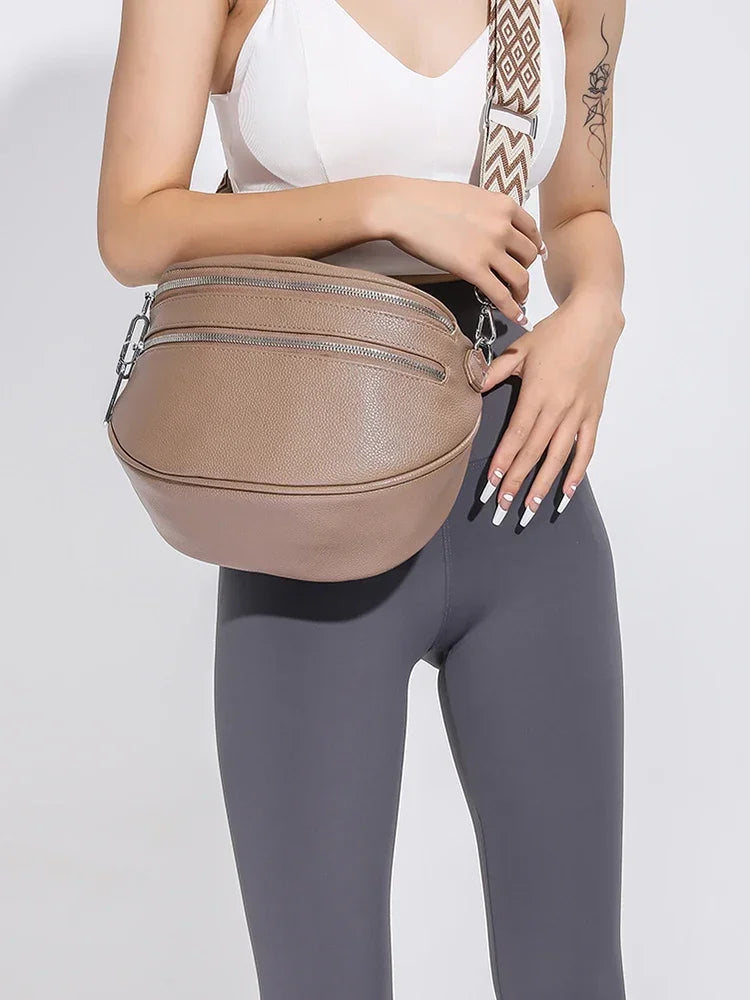 Sac banane femme chic vintage en cuir - ShopGET®