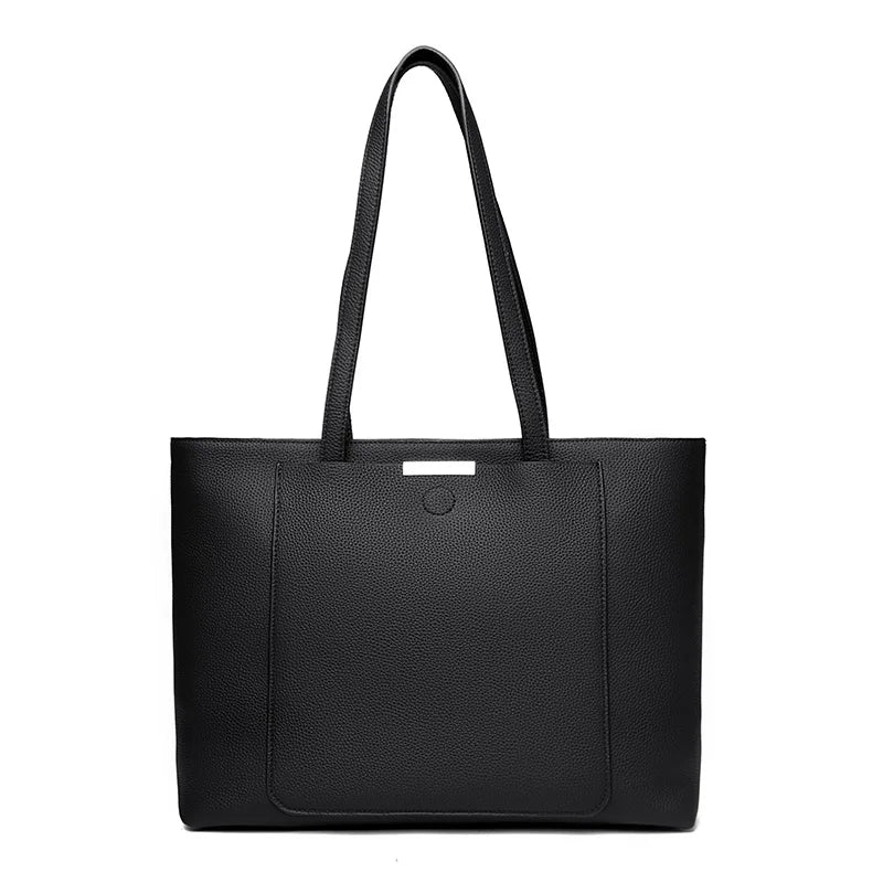 Sac cabas noir Guislaine Gris / 34cm 14cm 27cm-Noir / 34cm 14cm 27cm-Bleu / 34cm 14cm 27cm-ShopGET® 