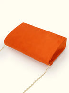 Pochette femme orange Rouge A-Rouge B-Noir-Beige-orange-ShopGET® 