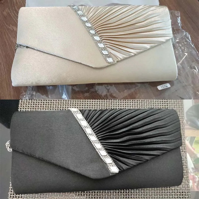 Pochette femme bohème chic Apricot-Blanc-Argent-Rouge-Pourpre-Or-Bleu-Noir-Bleu SB-ShopGET® 