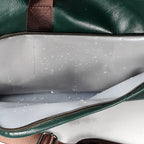 Sac polochon vintage de luxe Noir Jaune-Noir-Vert A-Vert B-ShopGET® 