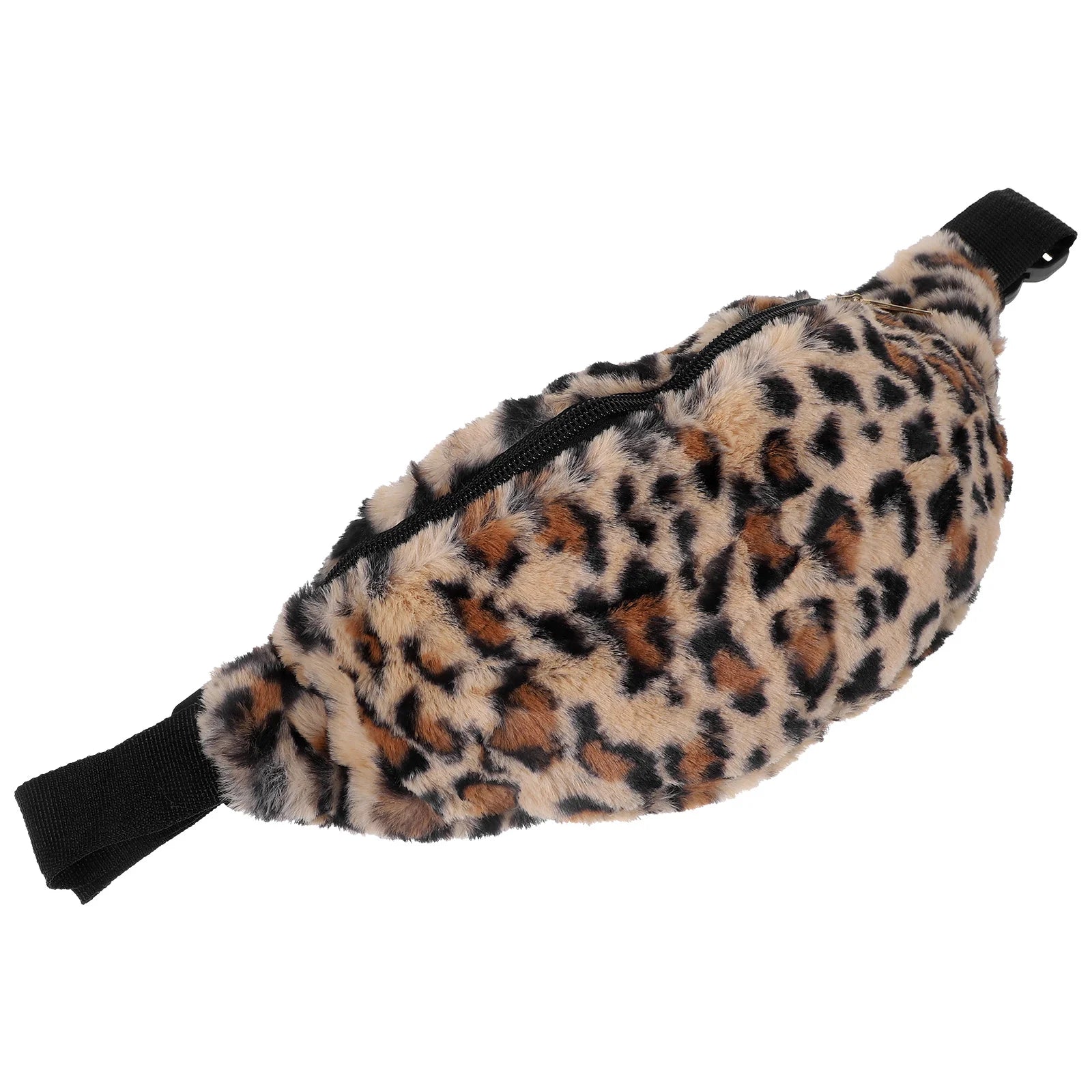 Sac banane léopard fourrure