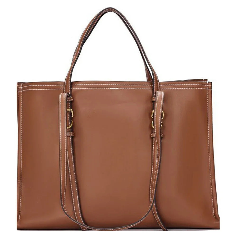 Cabas sac en cuir OFFERTE / Noir / 39x17x28.5cm-OFFERTE / Marron / 39x17x28.5cm-ShopGET® 