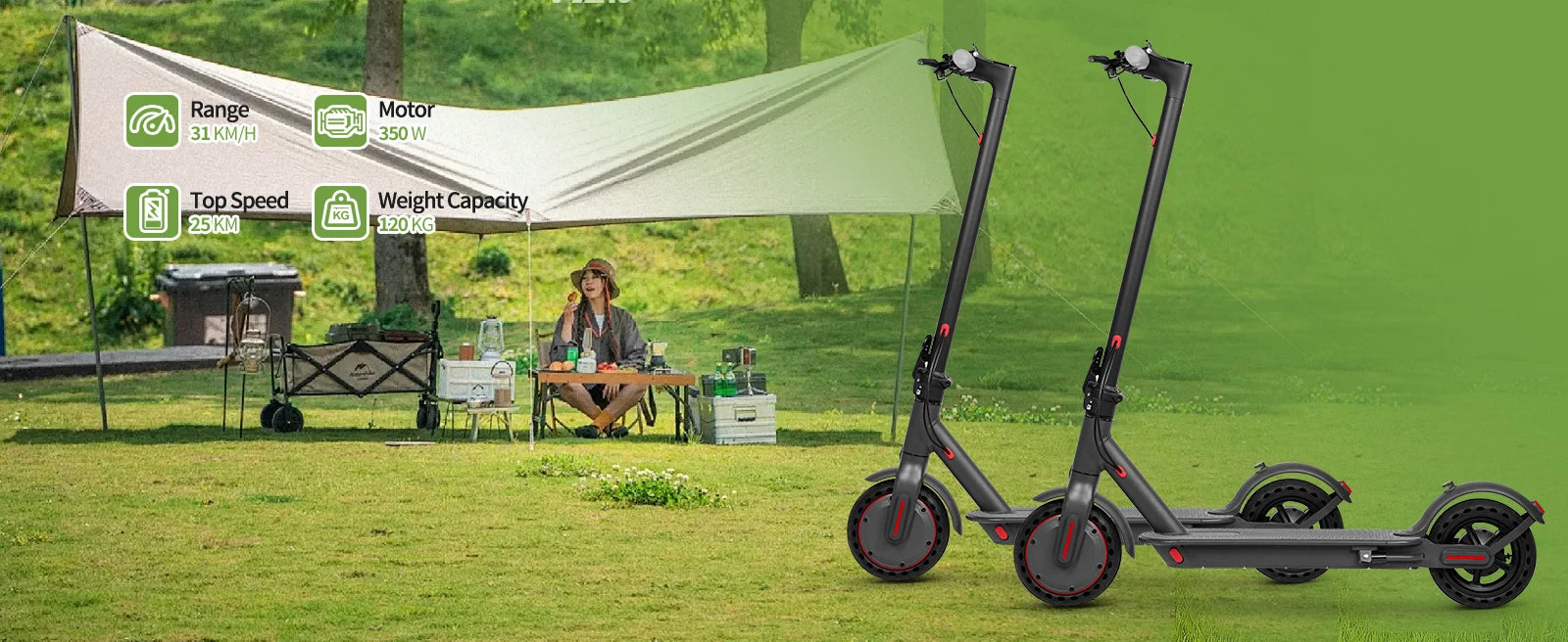 Trottinette électrique 500W Moteur 35KM