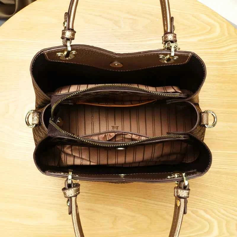 Sac cabas femme bandoulière Burgundy-Champagne-ShopGET® 