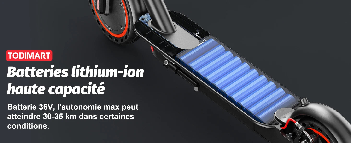 Trottinette électrique tout terrain  350W pliable 25 km/h