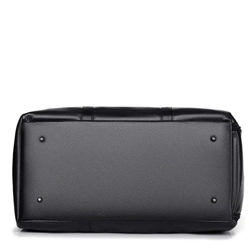 Sac weekend homme cuir marron Marron-Noir-ShopGET® 