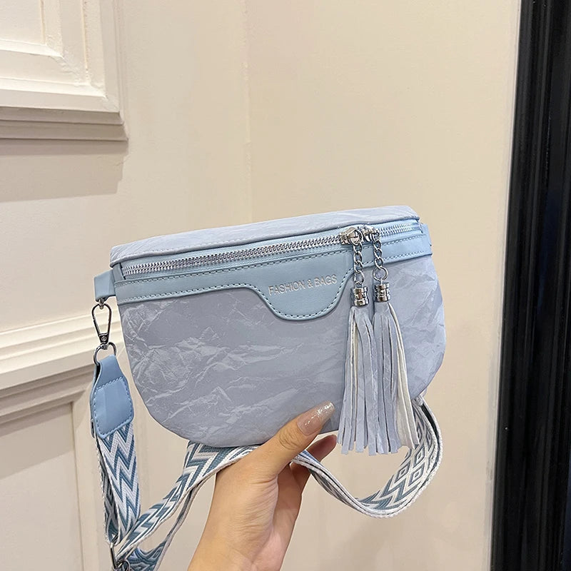 Sac banane femme chic  décontracté vert