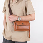 Trousse de toilette homme noir cuir - ShopGET®