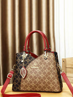 Sac cabas femme bandoulière Burgundy-Champagne-ShopGET® 