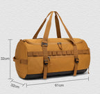 Sac weekend business minimaliste Kaki-Vert-Noir-ShopGET® 