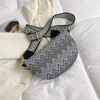 Sac banane en cuir ethnique boho plage