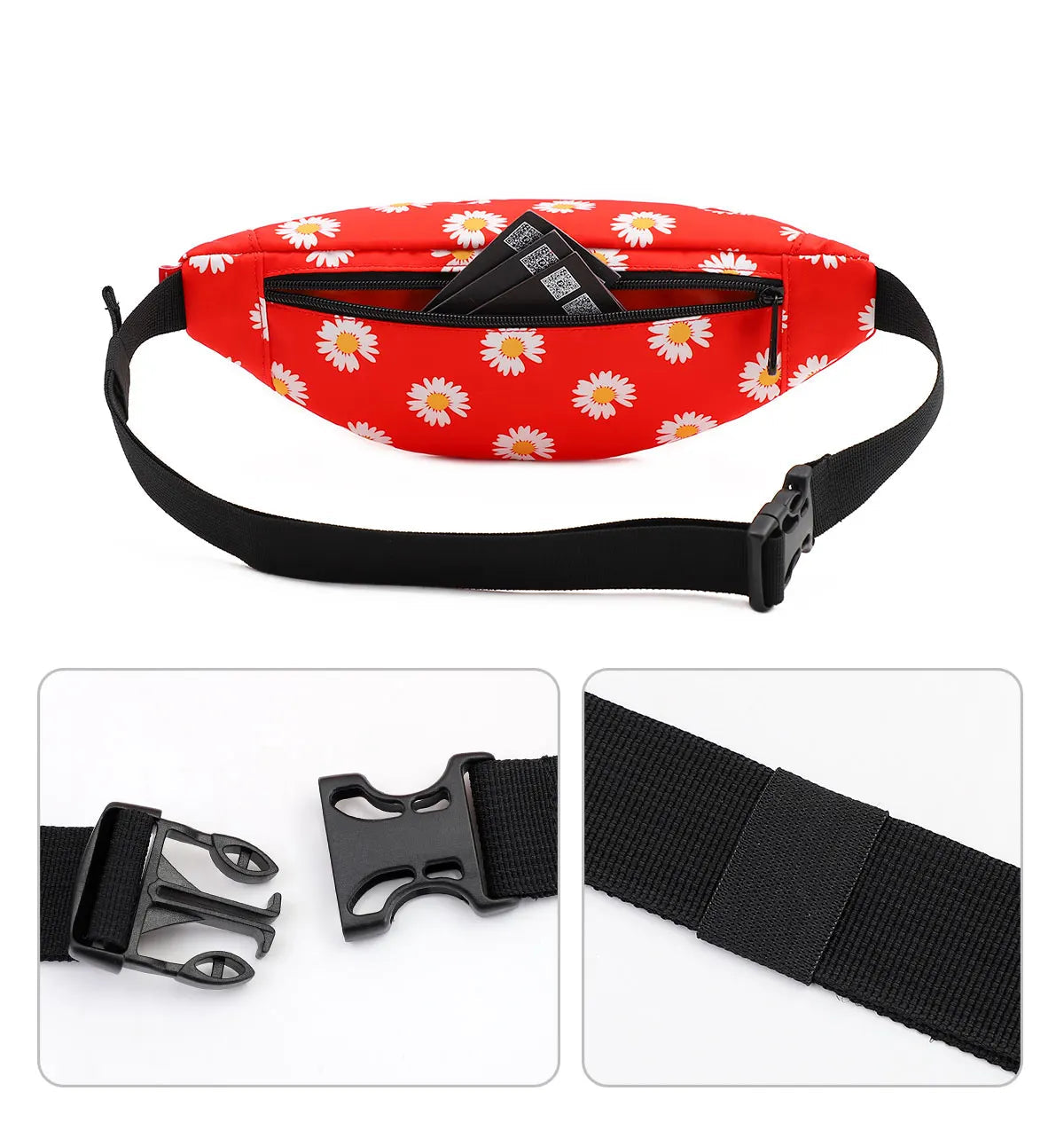 Sac banane fleurs pour femme - ShopGET®