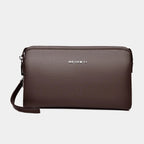 Pochette homme original en matériaux nobles 23 x 4 x 14cm / Noir-23 x 4 x 14cm / Marron-ShopGET® 