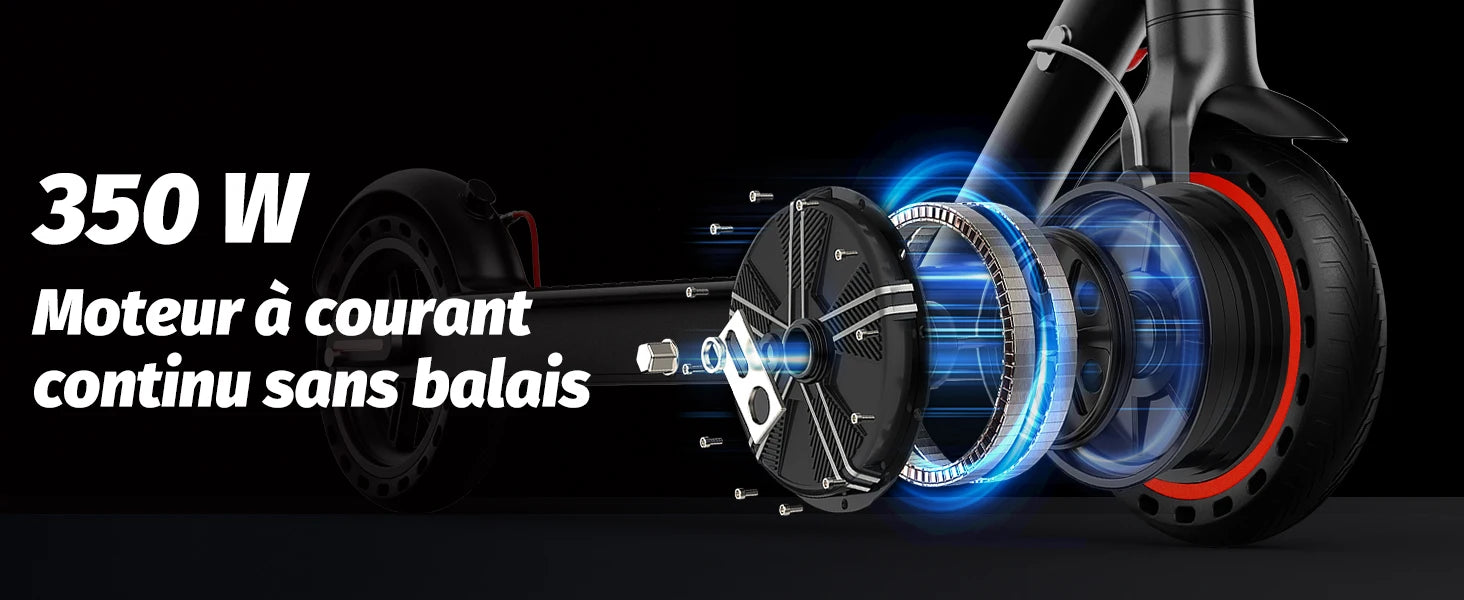 Trottinette électrique tout terrain  350W pliable 25 km/h