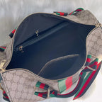 Sac weekend de qualité plaid Kaki Gris A / OFFERTE-Kaki Gris B / OFFERTE-ShopGET® 