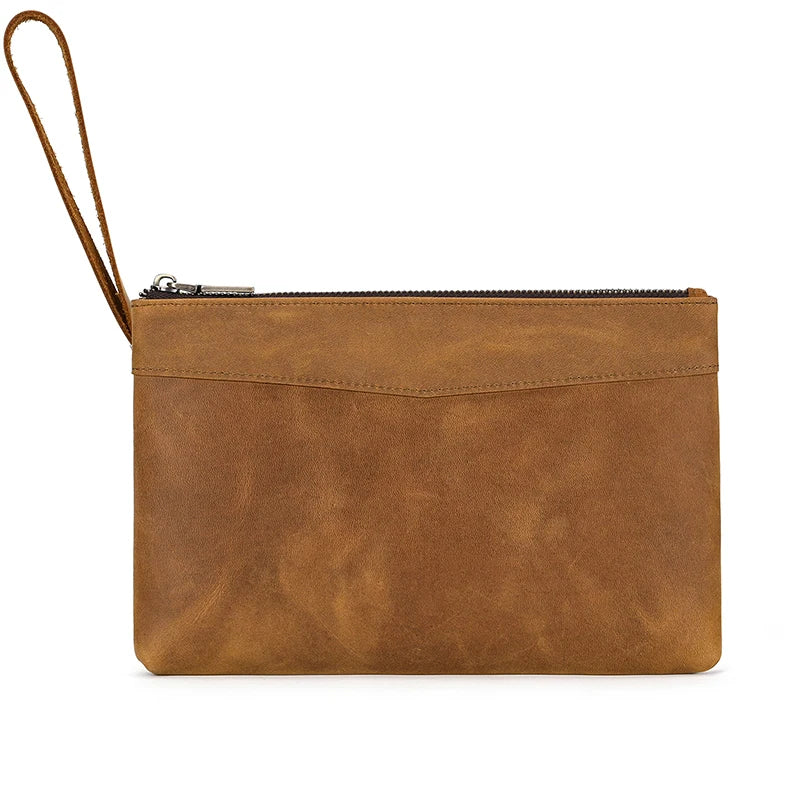 Pochette homme luxe original Marron A-Marron B-ShopGET® 