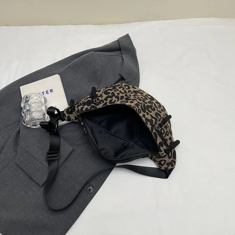 Sac banane léopard grande taille