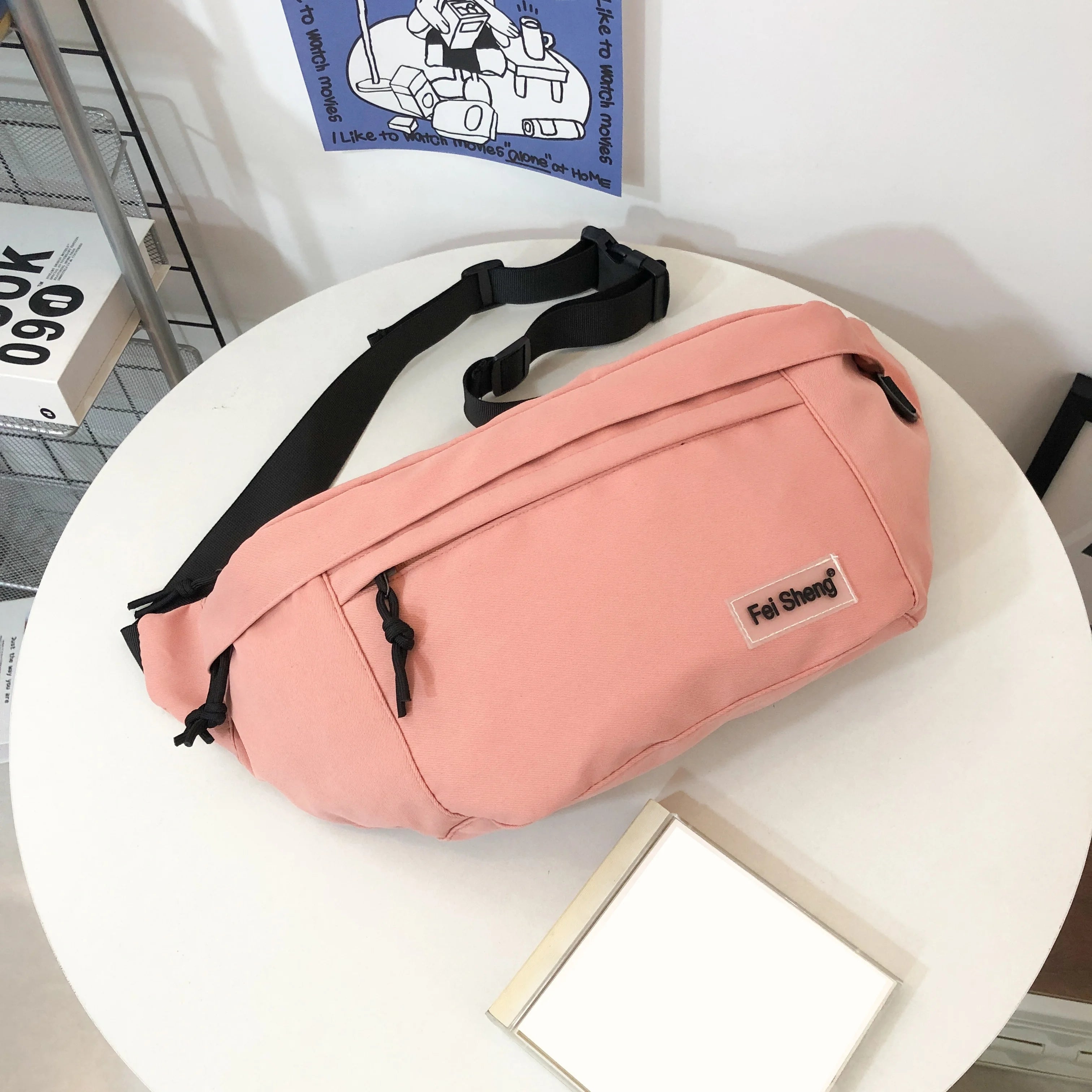 Sac banane jaune pour homme