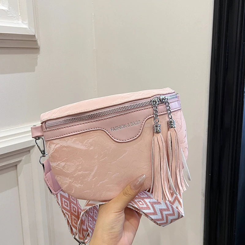 Sac banane femme chic  décontracté vert