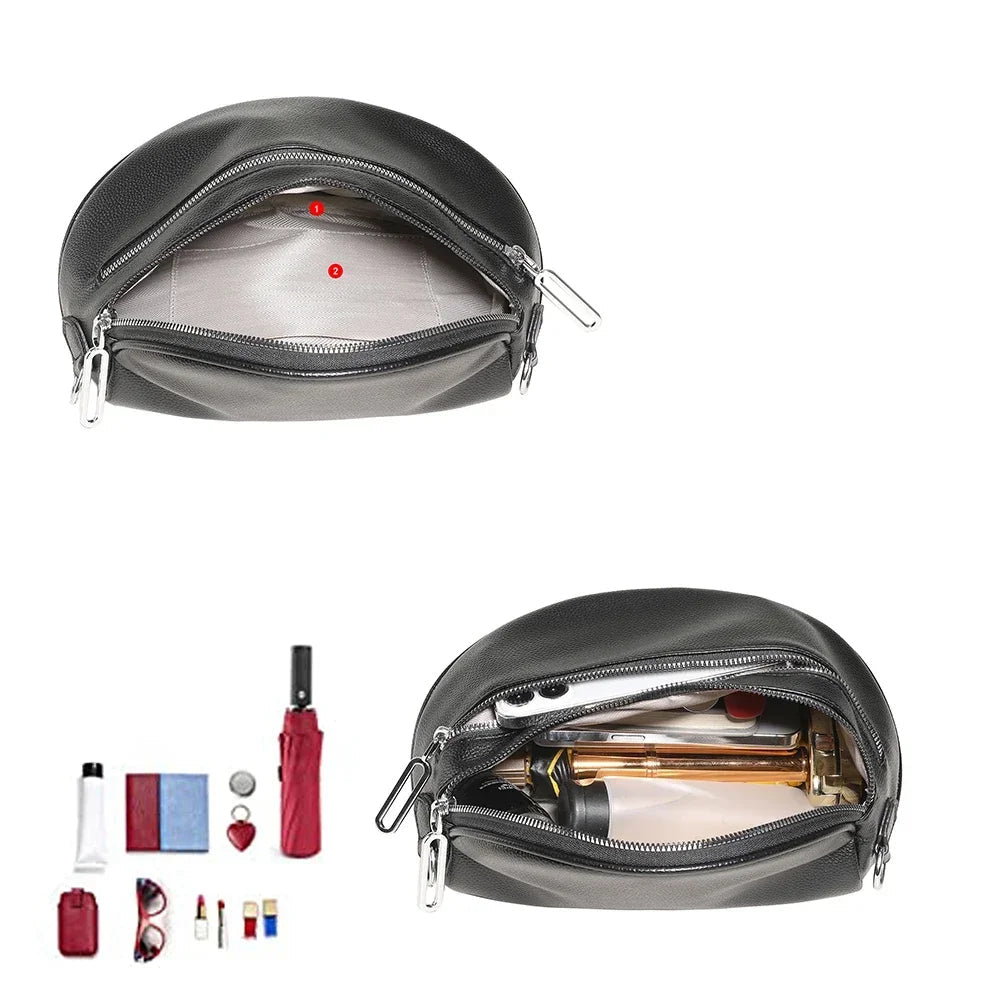 Sac banane femme chic vintage en cuir - ShopGET®