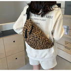 Grand sac banane léopard