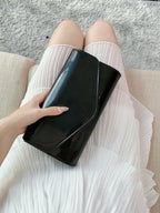 Pochette femme bandoulière minimaliste Kaki-Noir-Blanc-ShopGET® 