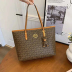 Sac cabas femme voyage de luxe Marron / 44x29x13cm / Offerte-Blanc / 44x29x13cm / Offerte-ShopGET® 